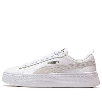 Puma (WMNS) PUMA Smash Platform Low White 366487-06