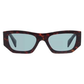 Prada Petrol Green Rectangular Mens Sunglasses PR A01S 18Z40K 53