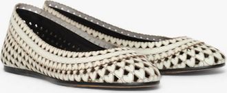Isabel Marant Womens Belni Ballet Flats In Chalk
