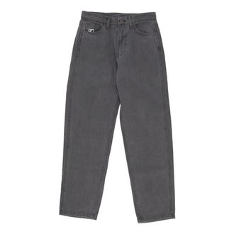 Karl Kani Straight Fit Jeans, male, Gray, W36, Signature Baggy Denim Jeans