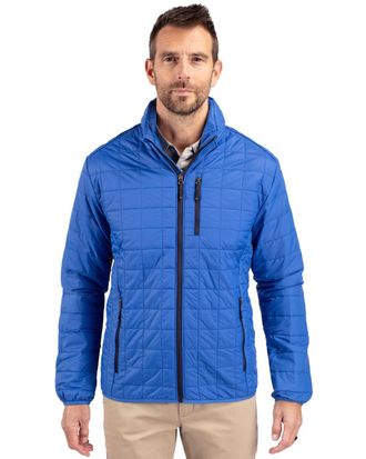 Cutter & Buck Rainier PrimaLoft Mens Eco Insulated Full Zip Puffer Jacket
