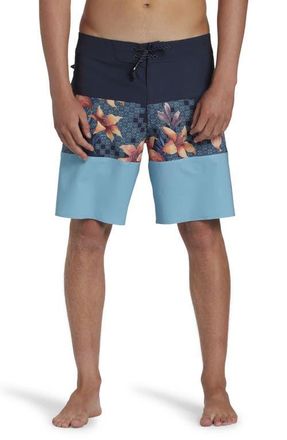 Billabong Tribong Pro Water Repellent Board Shorts in Coastal at Nordstrom, Size 34