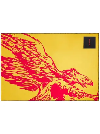 Lanvin x Future eagle-print blanket - Yellow