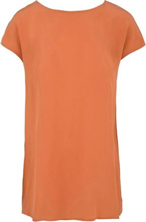 Aspesi Oranje Trui Model 5611 - Dames - Blouses - Oranje - XS - Overhemden
