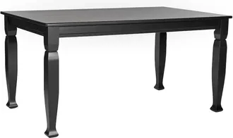 Flash Furniture Traditional Style Commercial Grade 60 Inch Dining Table for 6, Black Matte