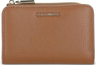 Coccinelle Portafoglio con logo - Marrone