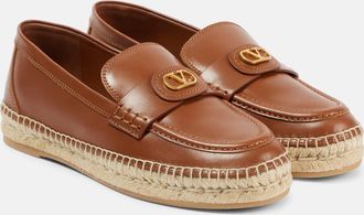 Valentino Garavani Espadrillas VLogo Signature in pelle