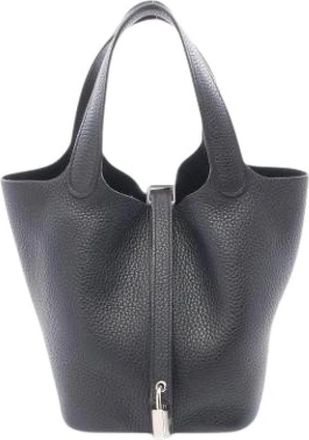 Herm&egrave;s Pre-owned Vintage Bucket Bag - Dames - Vintage Tas - Zwart - ONE Size - Vintage