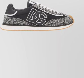 Dolce & Gabbana low-top sneakers with dotted wool design