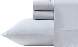 Vera Wang VW Solid Egyptian Cotton Percale Sheet Set