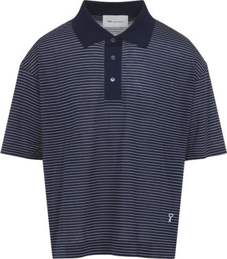 Ami Polo Shirts - Heren - Polos - Blauw - XL - Tops
