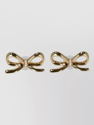 Self Portrait crystal-embellished earrings