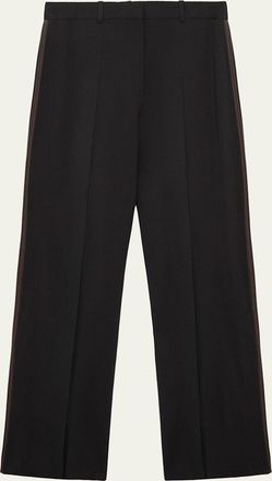 Loewe Side-Stripe Straight-Leg Pants
