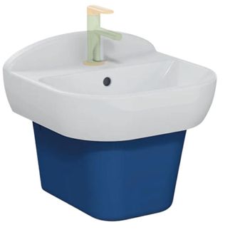 Vitra Lavabo Infantil Sento Kids De 45 Cm Con Tapa De Desag&uuml;e