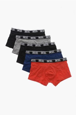 Diesel Set of 5 Boxers UMBX-SHAWN with Logo Waistband size Xxl
