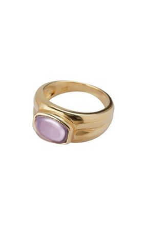 Argento Vivo Stone Dome Ring in Gold /amethyst at Nordstrom, Size 7