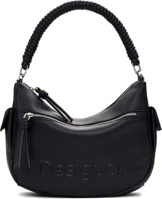 Desigual Faux Leather Shoulder Bag in Black at Nordstrom