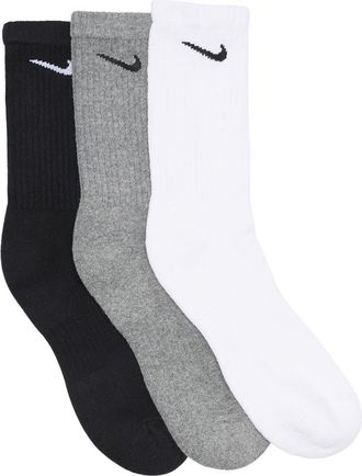 Nike Everyday Cushioned Training Crew Socks - Pack of 3 in Multi-Color at Nordstrom Rack, Size Large