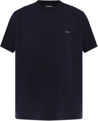 Dsquared2 The Logo T-Shirt - Heren - T-shirts - Blauw - L - Katoen - Tops