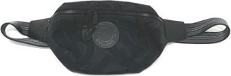 Burberry Pre-owned Belt Bags, male, Black, Size: ONE SIZE Pre-owned Canvas crossbody-bags