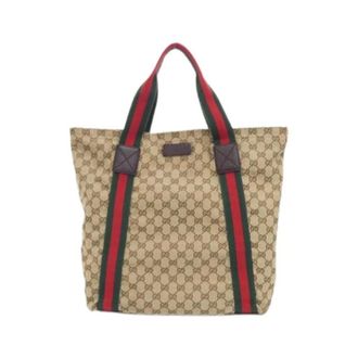 Gucci Bolso Tote GG Canvas Pre-owned - Pre-owned - Mujer - Beige - ONE SIZE