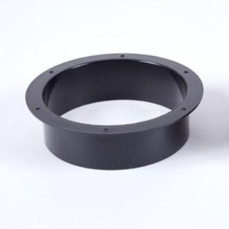 OEM Bride De Fixation Murale - Connecteur De Conduit De Ventilation 150 Mm - Abs Negro - Para Instalaci&oacute;n En Pared O Techo - Pack De 3