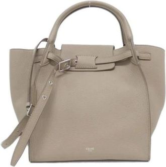 Celine Pre-owned Handbags, female, Beige, Size: ONE SIZE Pre-owned Leather celine-bags