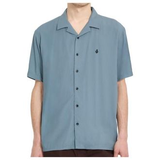 Volcom Single Stone S/S Hemd f&uuml;r Herren | t&uuml;rkis