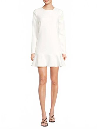 The Kooples Cutout Mini Peplum Dress In Whi01