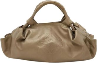 Loewe Pre-owned Handbags, female, Beige, Size: ONE SIZE Pre-owned Nappa Aire Handbag