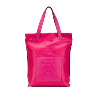 Loewe Pre-owned Loewe Anagram Leather Shopper Tote Ladies 261603