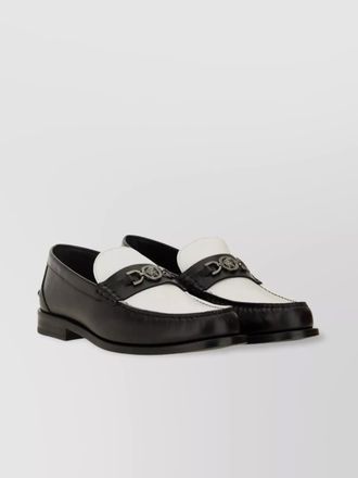 Versace vegan leather loafers