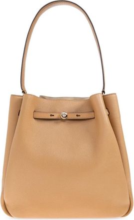 Tory Burch Romy Large Schoudertas - Dames - Schoudertassen - Bruin - ONE Size - Leer - Tassen