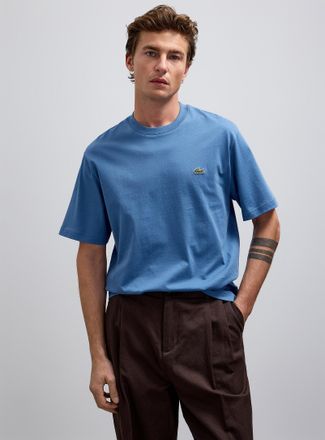 Lacoste Mens Croc logo solid T-shirt