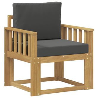 vidaXL 2 Pieza Conjunto De Sof&aacute;s De Exterior Poli&eacute;ster Vidaxl