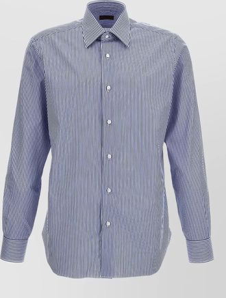 Barba striped journey cotton shirt