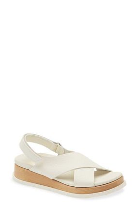Pedro Garcia Barna Slingback Sandal in Creme Cervo-Light Pine at Nordstrom, Size 10.5Us