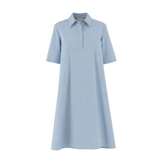 Antonelli Overhemdjurk - Dames - Shirt Kleedjes - Blauw - 3XL - Kleedjes