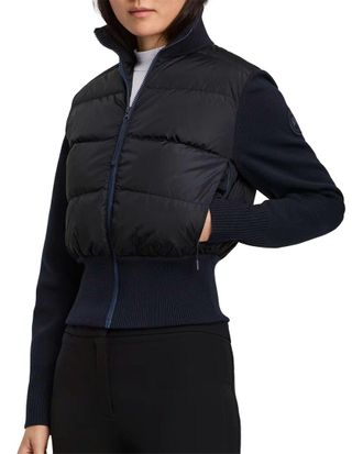 Canada Goose Hybridge Wide Quilt Knit Down Jacket