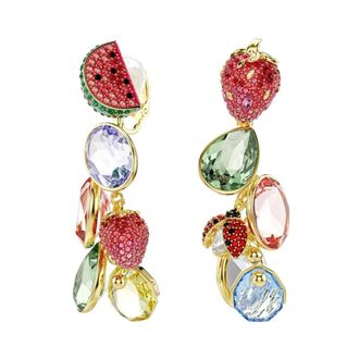 Swarovski Idyllia Asymmetrical Crystal Earrings