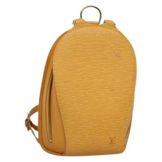 Louis Vuitton Pre-owned Cuoio backpacks - - Pre-owned - Donna - Giallo - ONE SIZE