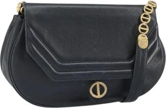 Dior Pre-owned Cross Body Bags, female, Black, Size: ONE SIZE Pre-owned Vintage Shoulder Bag