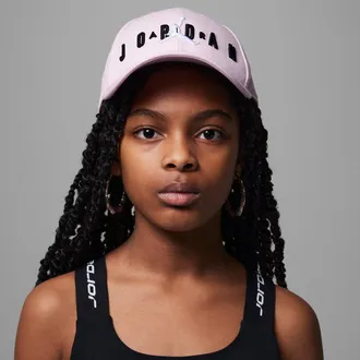 Nike Jordan Big Kids Structured Strapback Cap in Pink | 9A0710-A9Y
