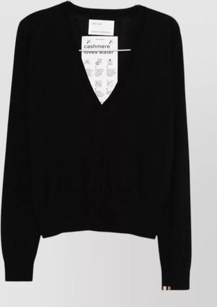 Extreme Cashmere knit sweater v neckline long sleeves