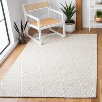 Safavieh Marbella Hand Made Area rug, Ivory Contemporary Style Non-Shedding