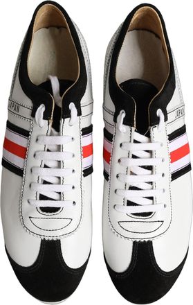 Dolce & Gabbana Leather Low-Top Sneaker - White