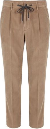 PESERICO Slim-fit Broeken - Heren - Slim Fit Broeken - Bruin - L - Broeken