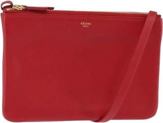 Celine Pre-owned Cross Body Bags, female, Red, Size: ONE SIZE Pre-owned Vintage Cross Body Bag