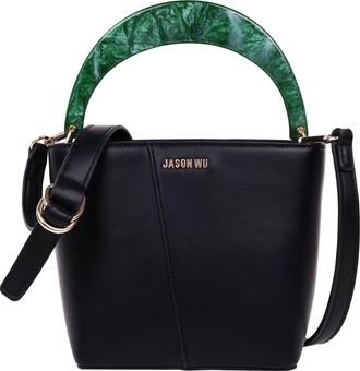 Jason Wu Small Smooth PU Tote with Acrylic Top Handle