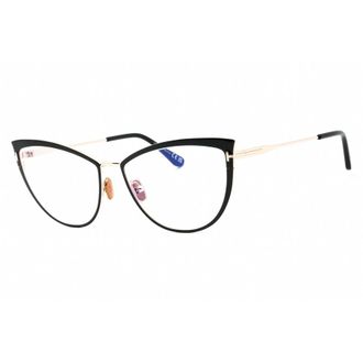 Tom Ford Blue Light Block Cat Eye Ladies Eyeglasses FT5877-B 001 56